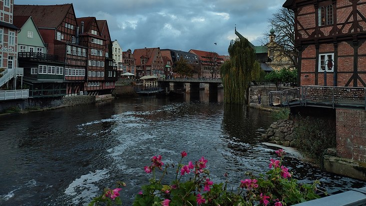 Ansicht der Stadt Lüneburg