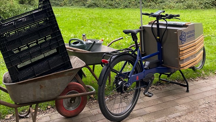 fahrrad von natürlich Hamburg im Harburger Stadtpark